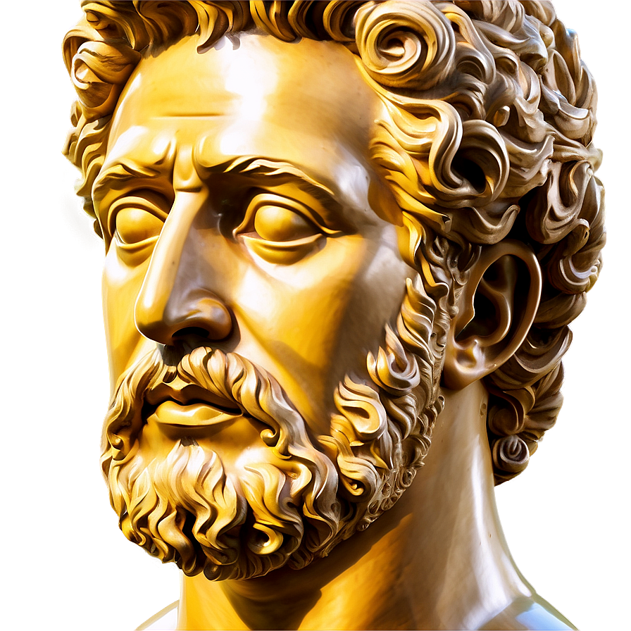 Stoicism Symbols And Marcus Aurelius Png 06292024 PNG image