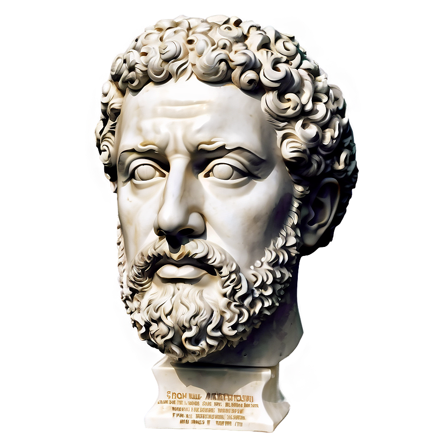 Stoicism Symbols And Marcus Aurelius Png Jan22 PNG image