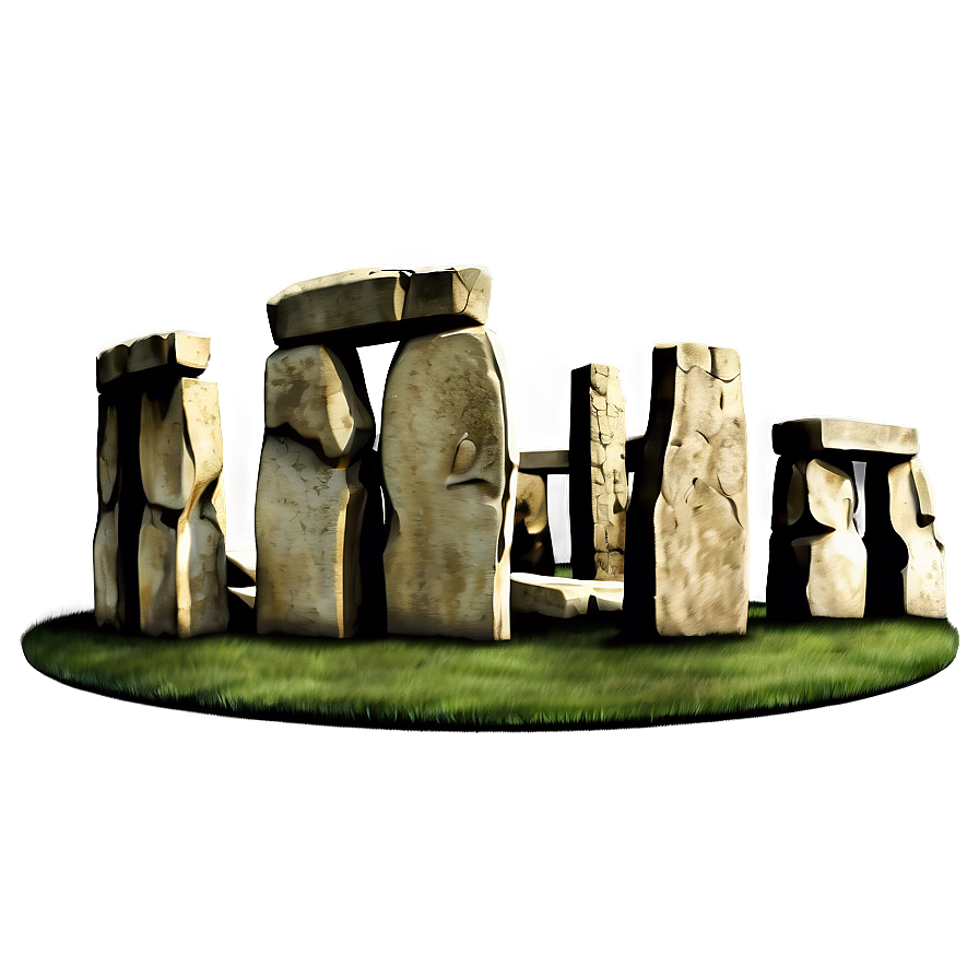 Stone Circle Of Stonehenge Detailed Png Uio32 PNG image