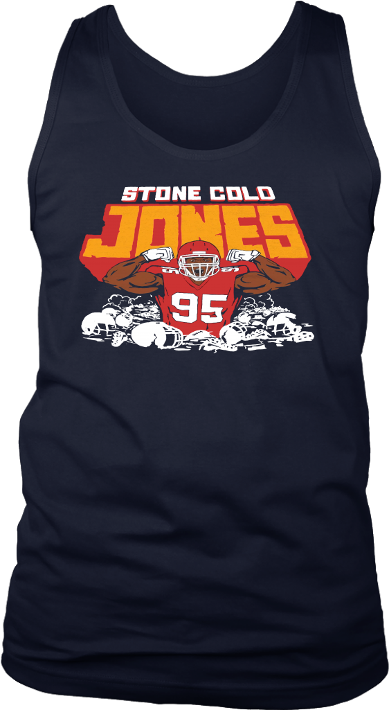 Stone Cold Jones Football Tank Top PNG image