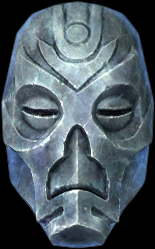 Stone_ Mask_ Ancient_ Artifact PNG image