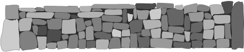 Stone Wall Texture Panorama PNG image