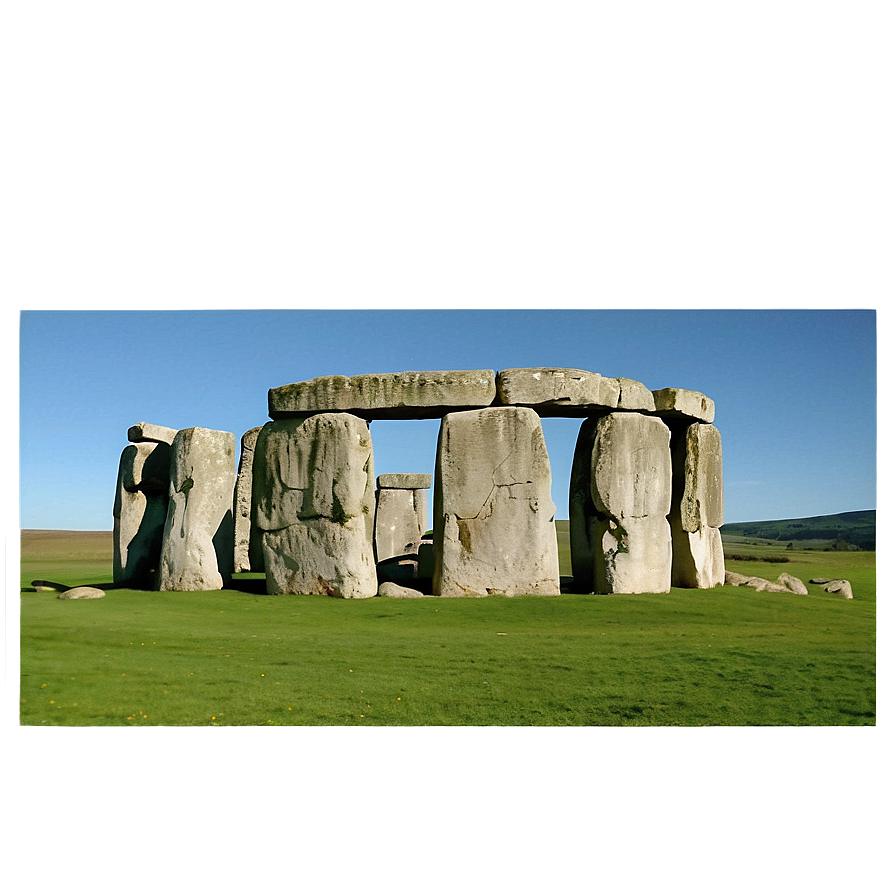 Stonehenge Among Rolling Hills Png 31 PNG image