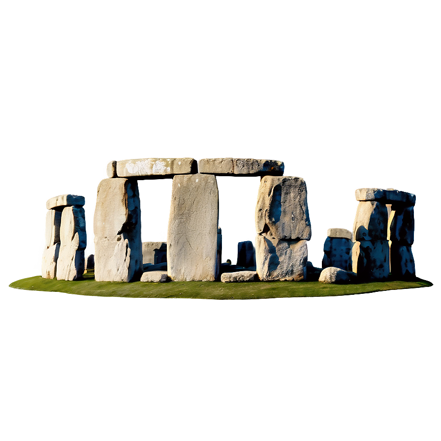 Stonehenge And The Harvest Moon Png 06252024 PNG image