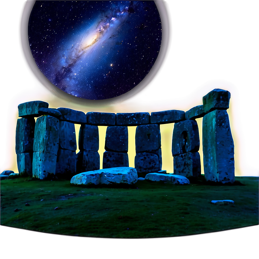 Stonehenge And The Milky Way Png 35 PNG image