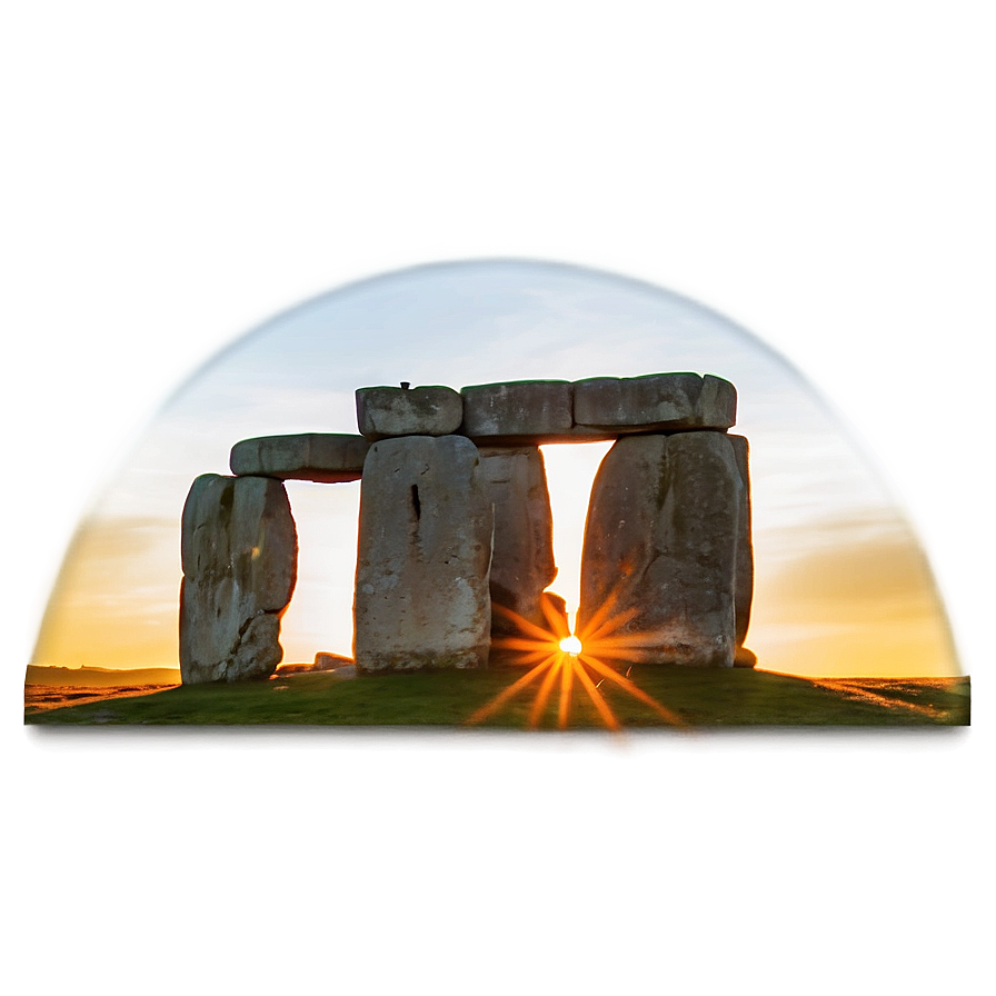 Stonehenge At Golden Hour Png 06252024 PNG image