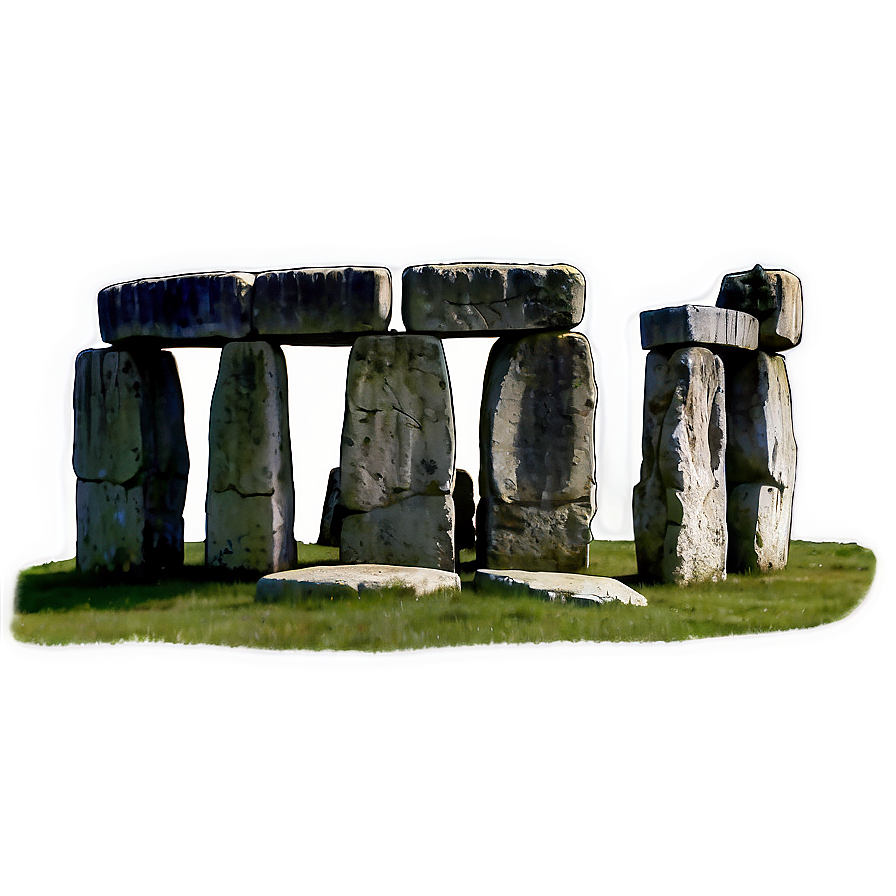 Stonehenge In A Field Of Lavender Png Gxv70 PNG image