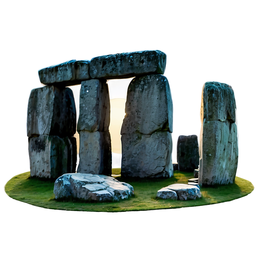 Stonehenge In Early Morning Mist Png Yyq34 PNG image