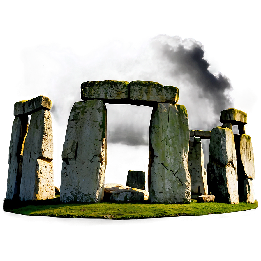 Stonehenge With Dramatic Clouds Png 06252024 PNG image