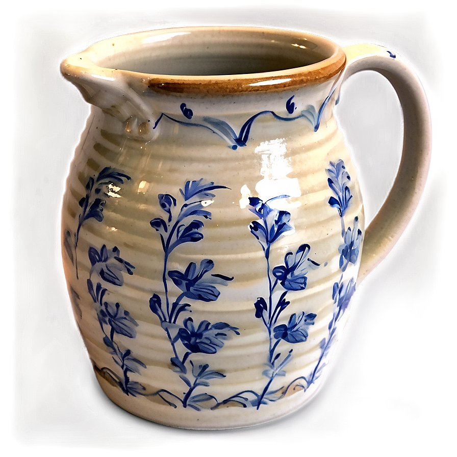 Stoneware Soup Jug Png 06262024 PNG image