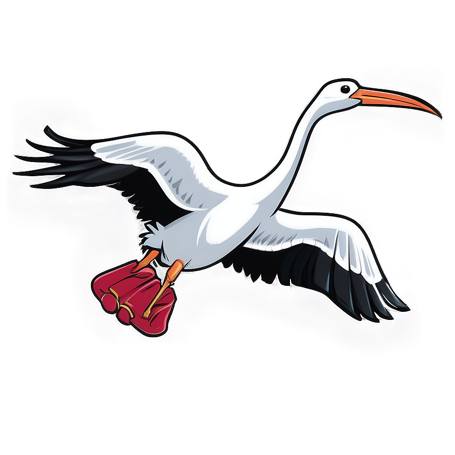 Stork Bird Delivery Png 29 PNG image