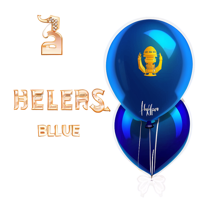 Storm Blue Balloons Png 53 PNG image