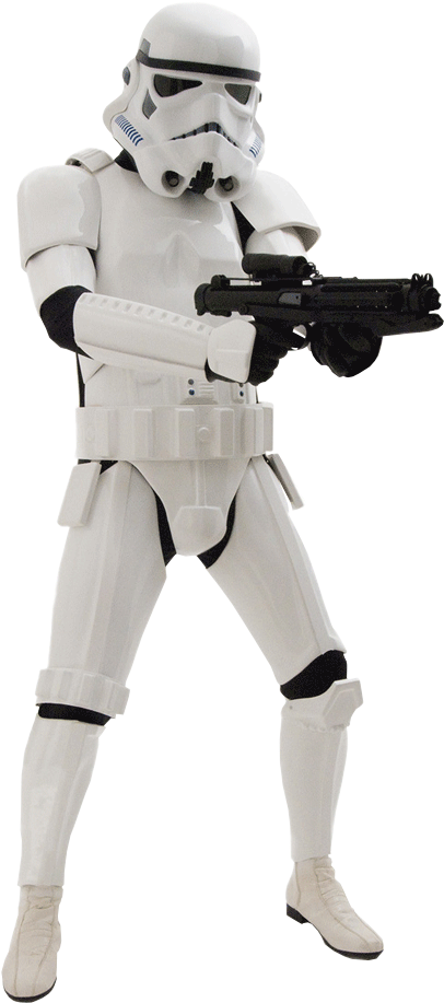 Stormtrooper Ready Position PNG image