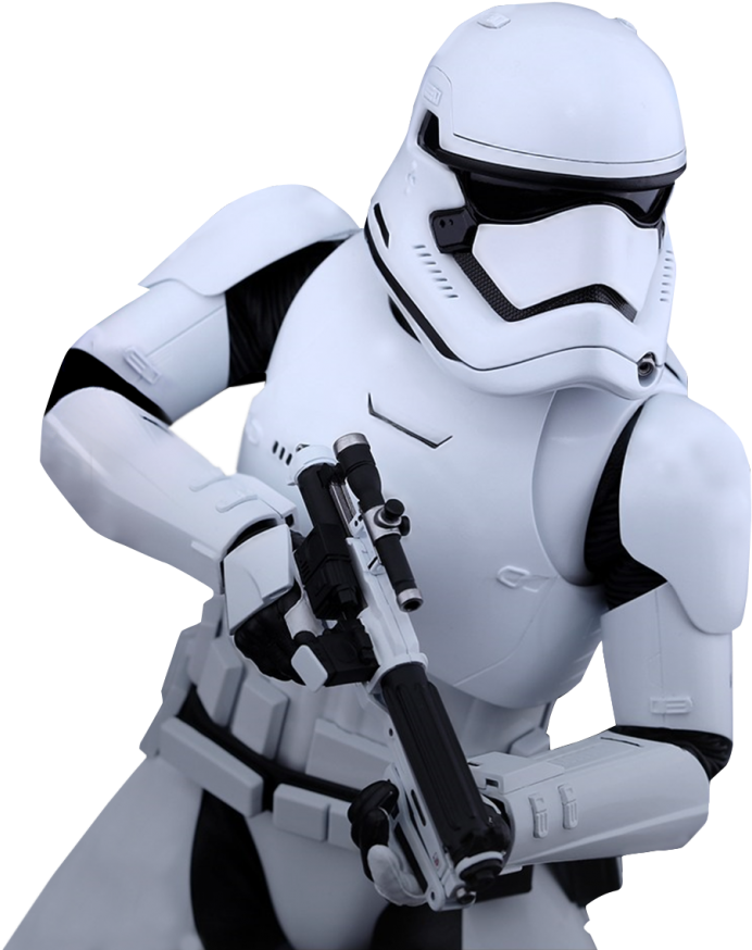 Stormtrooper Readyfor Action PNG image