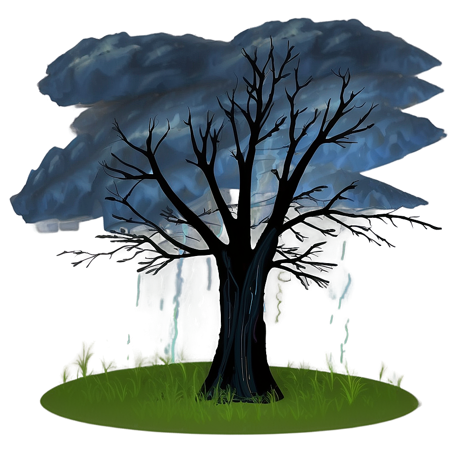 Stormy Sky Trees Png Qhb2 PNG image