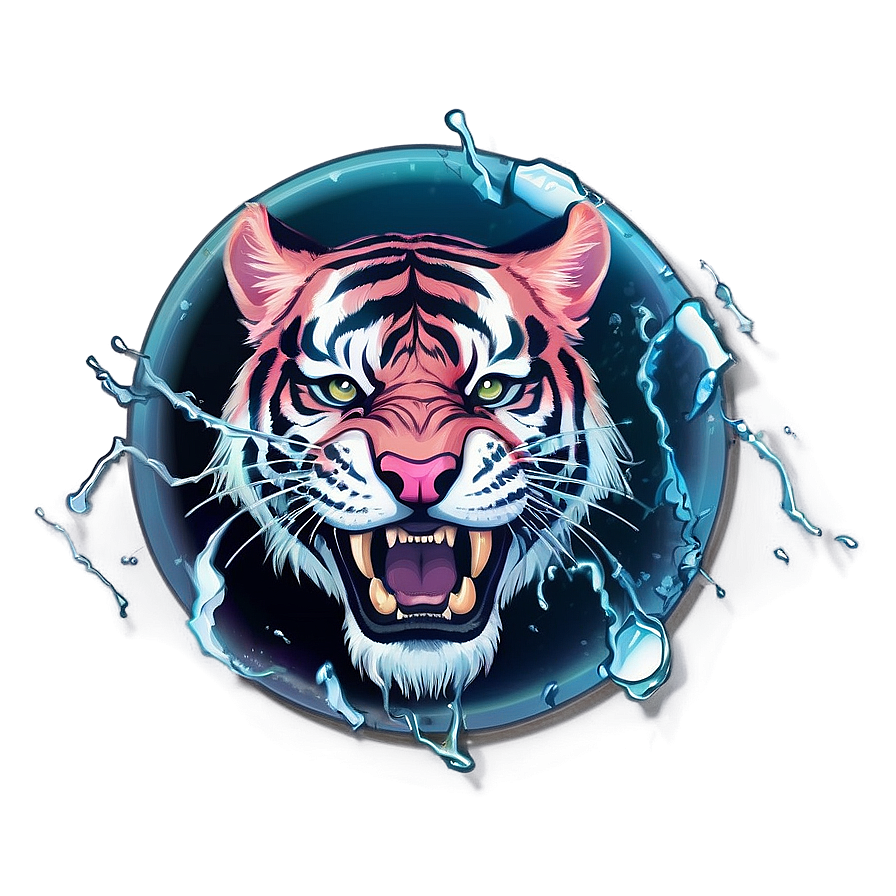 Stormy Tiger Mood Png 06252024 PNG image