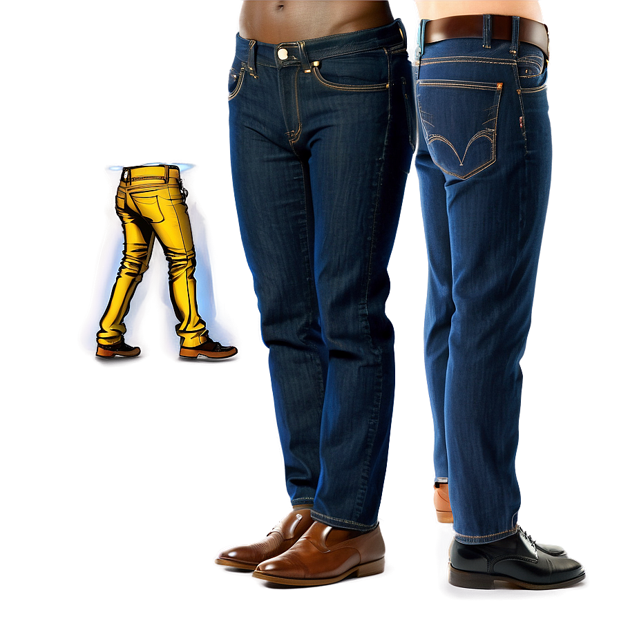 Straight Leg Jean Png 06252024 PNG image