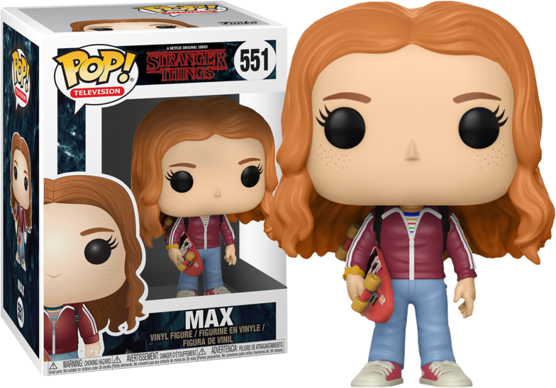 Stranger Things Max Funko Pop PNG image