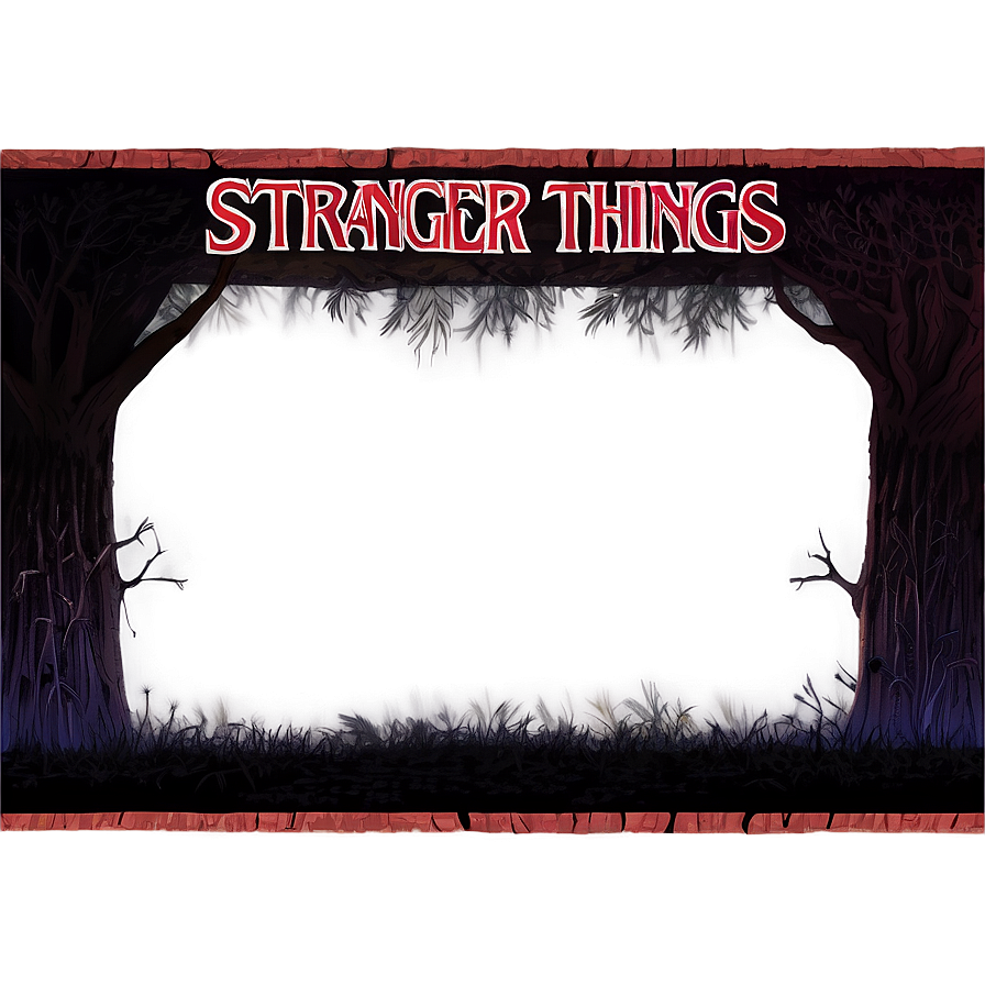 Stranger Things Poster Png 48 PNG image