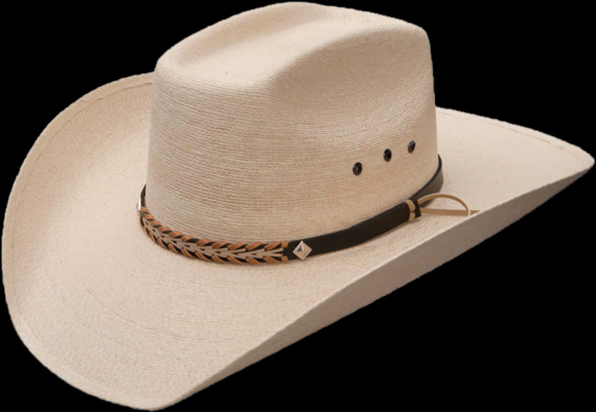Straw Cowboy Hat Isolated PNG image