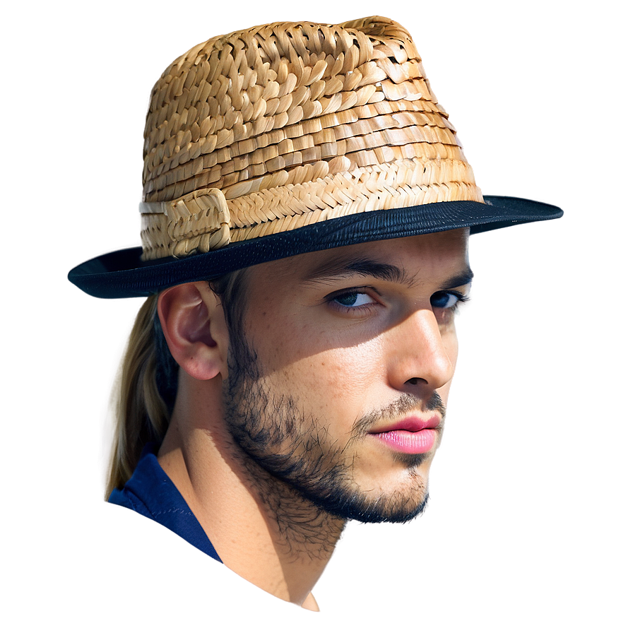 Straw Fedora Hat Png 26 PNG image