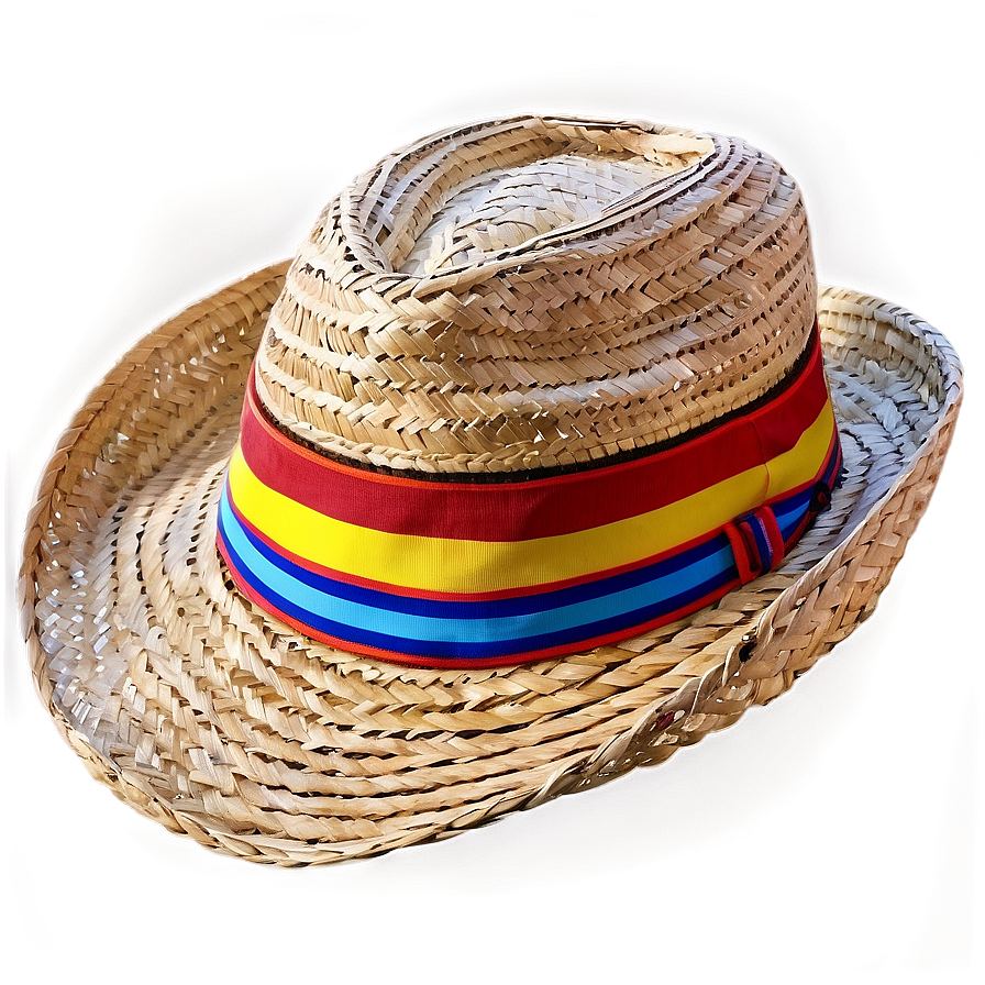 Straw Hat For Sun Protection Png 95 PNG image