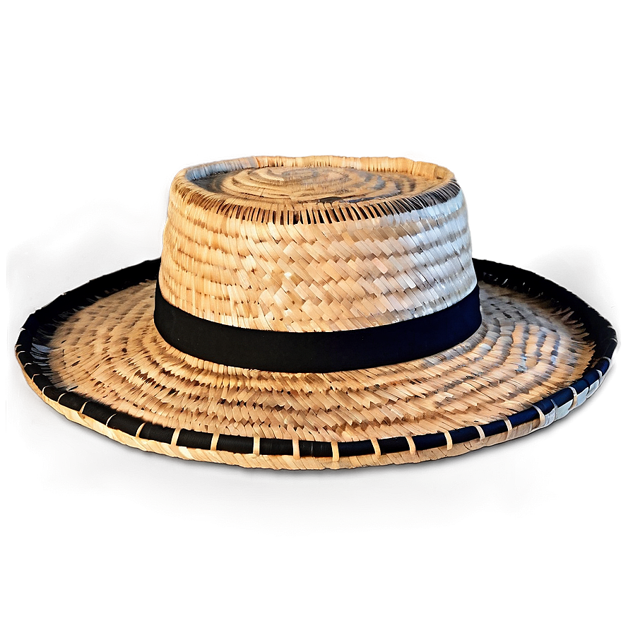 Straw Hat With Fringe Png 58 PNG image