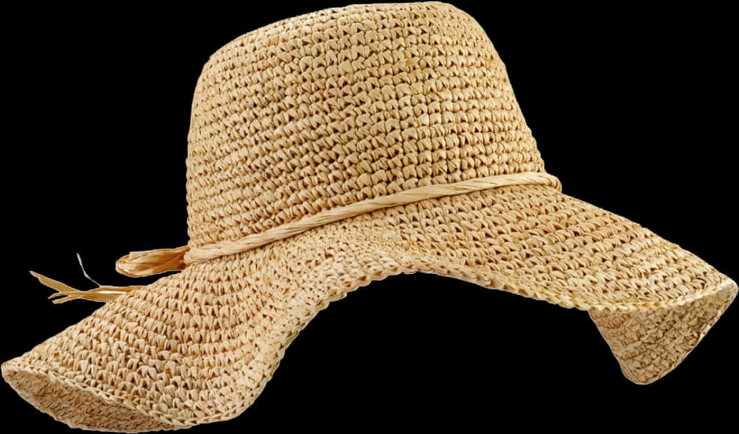 Straw Sun Hat Isolated PNG image