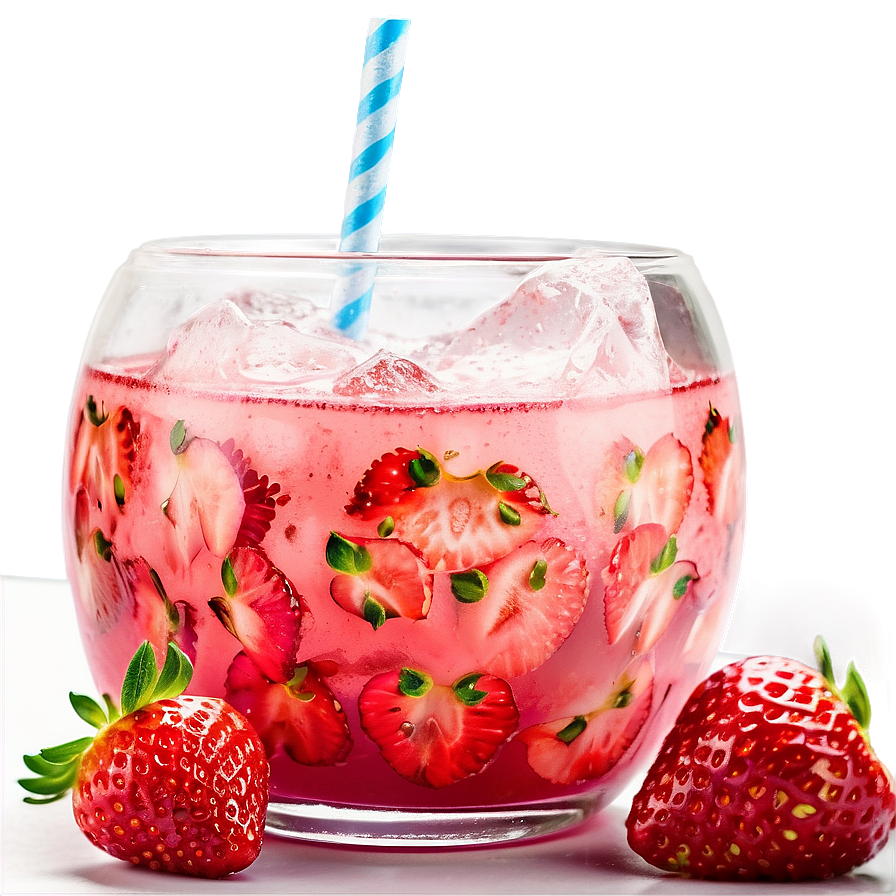 Strawberry Aguas Frescas Png 6 PNG image