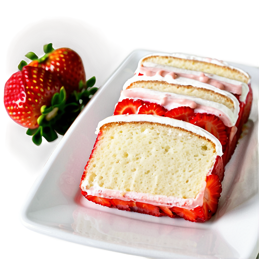 Strawberry Angel Food Cake Png 81 PNG image