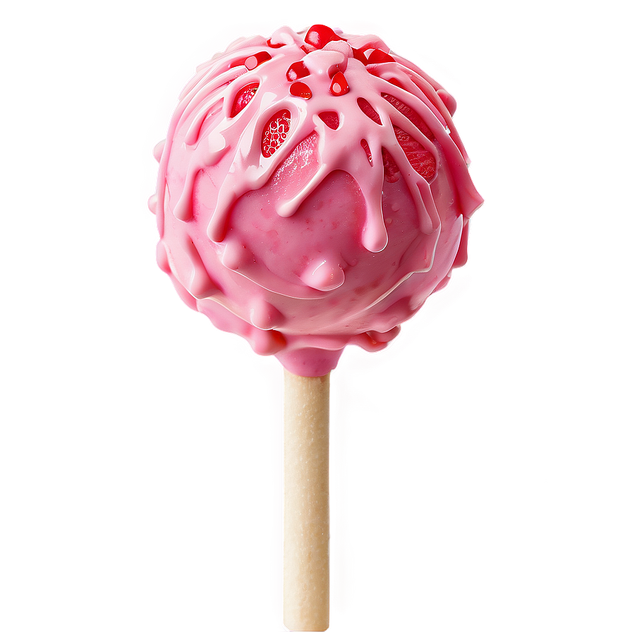 Strawberry Cake Pop Png Bnu92 PNG image