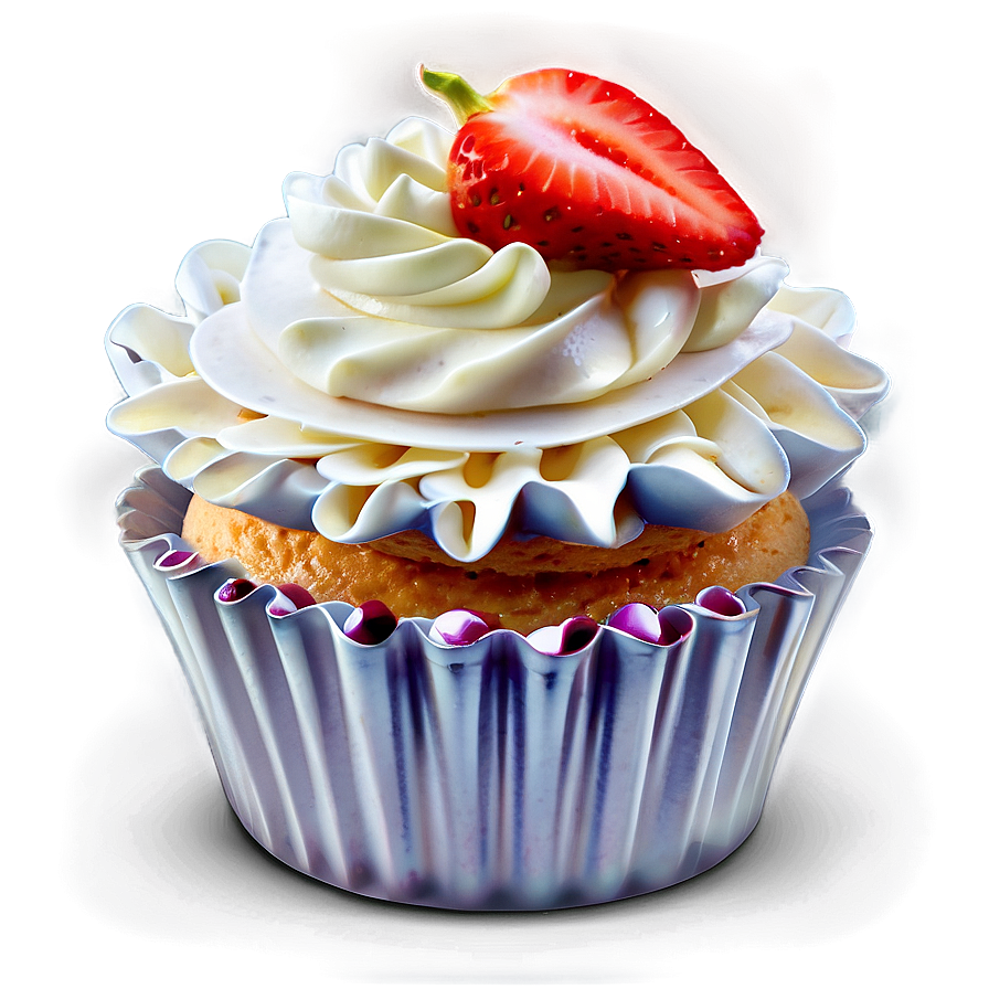 Strawberry Cupcake Png 05032024 PNG image