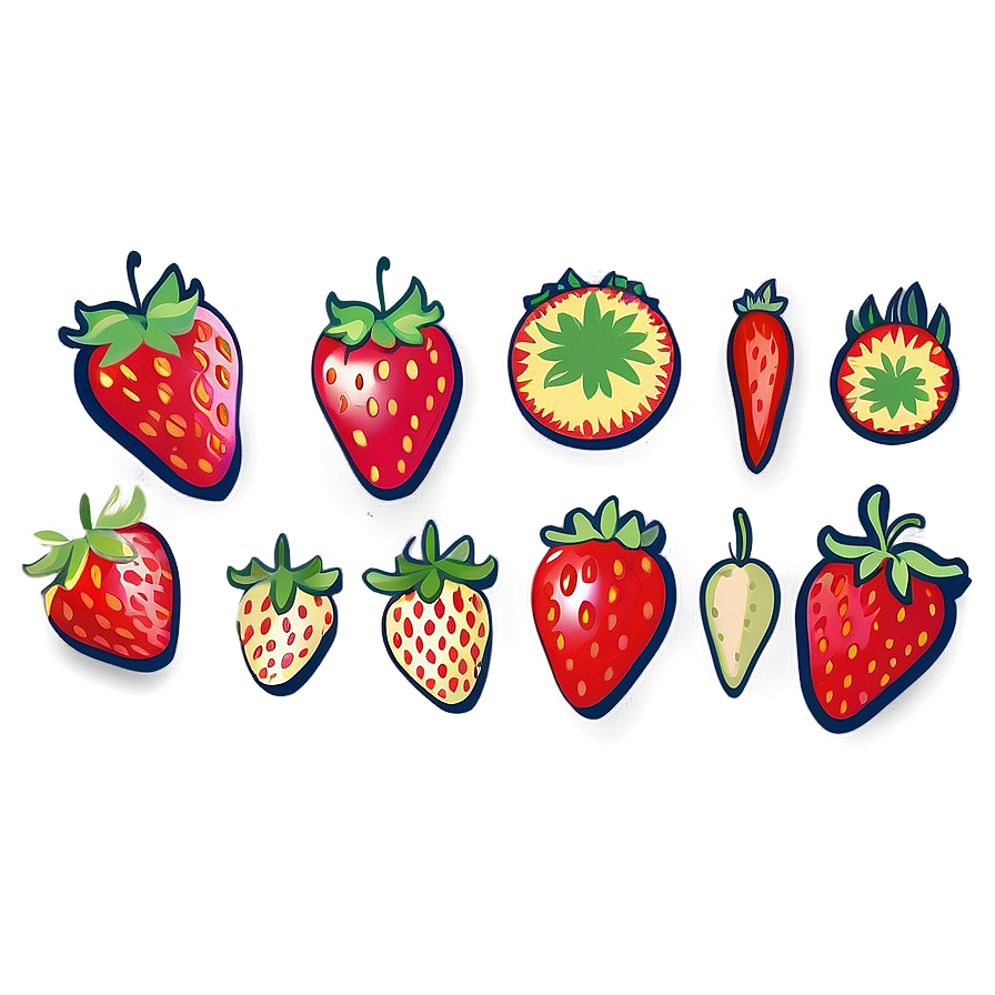 Strawberry Drawing Png 05042024 PNG image