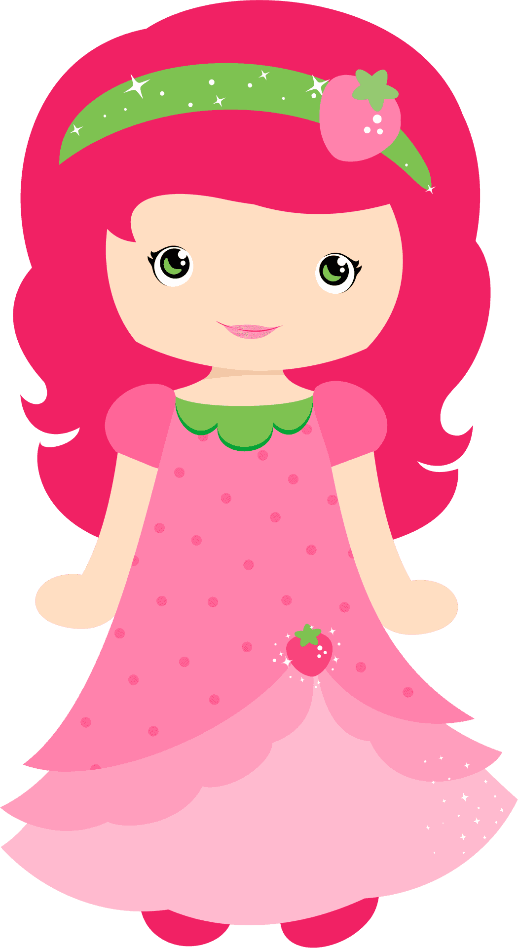 Strawberry Fairy Clipart PNG image