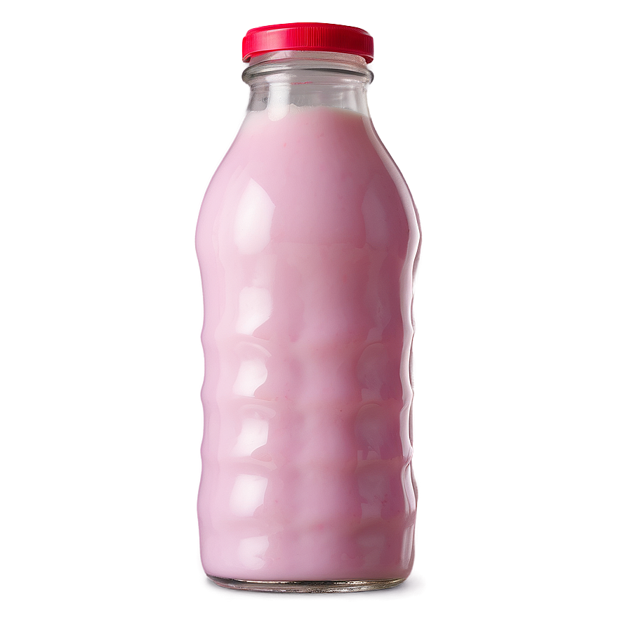 Strawberry Flavored Milk Png Bit6 PNG image