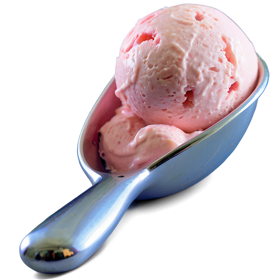 Strawberry Ice Cream Scoop Png Wdl50 PNG image