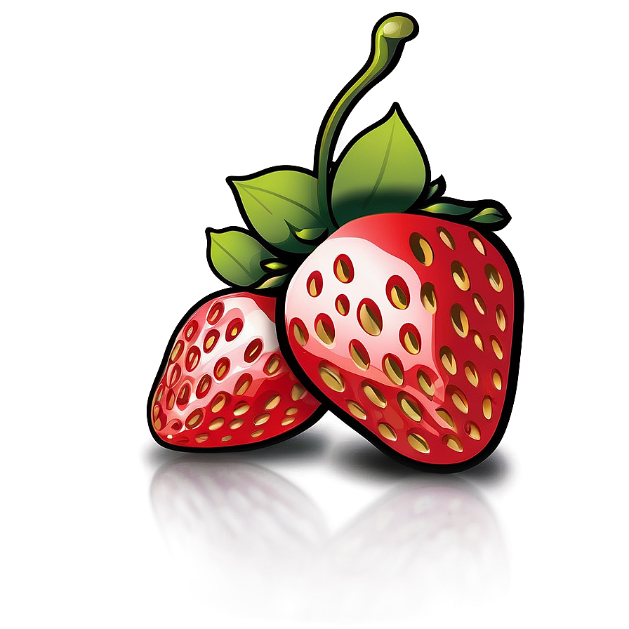 Strawberry Illustration Png Bau PNG image