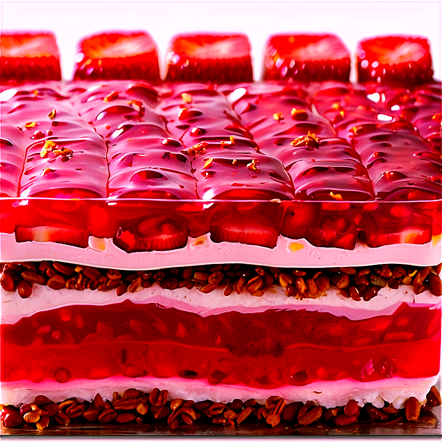 Strawberry Jello Pretzel Salad Png 84 PNG image