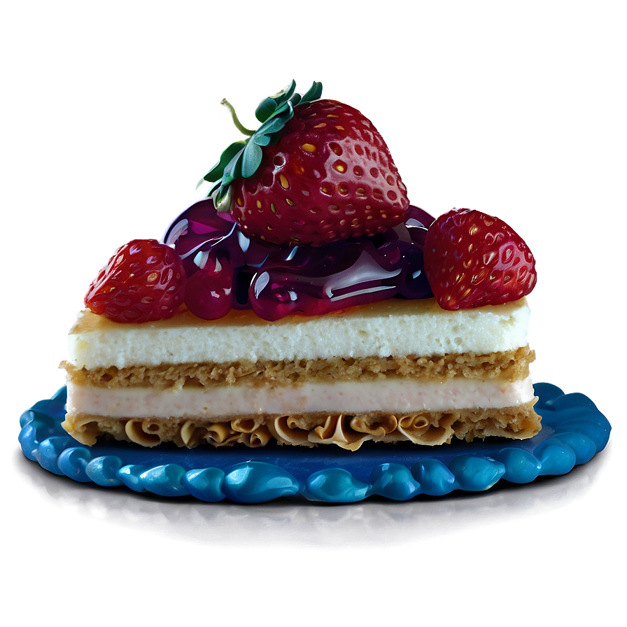 Strawberry Jelly Cake Png 5 PNG image