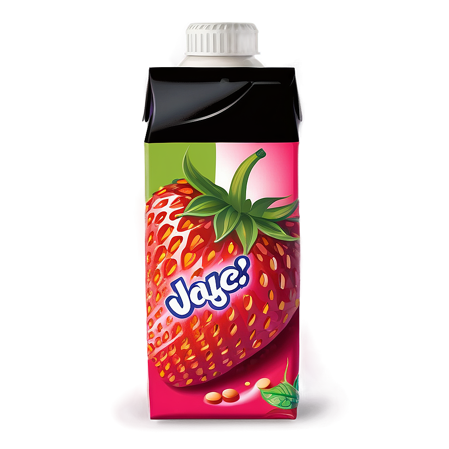 Strawberry Juice Box Clipart Png 8 PNG image