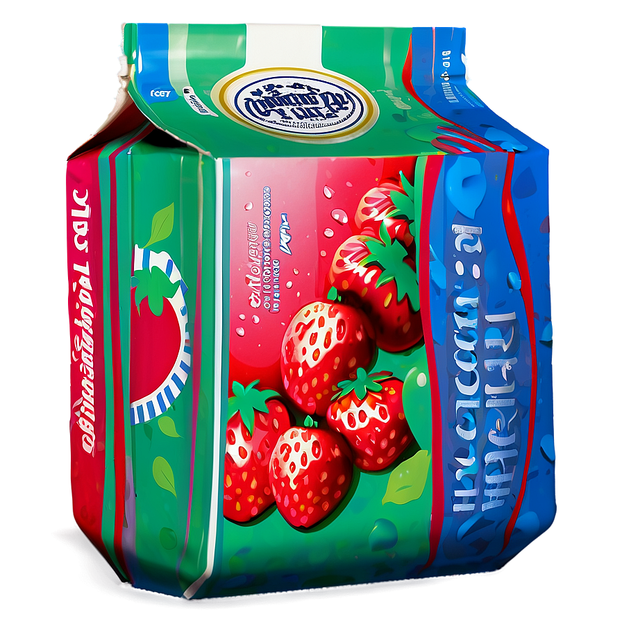 Strawberry Juice Box Clipart Png Ove27 PNG image