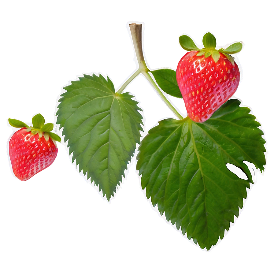 Strawberry Leaf Png Wab PNG image