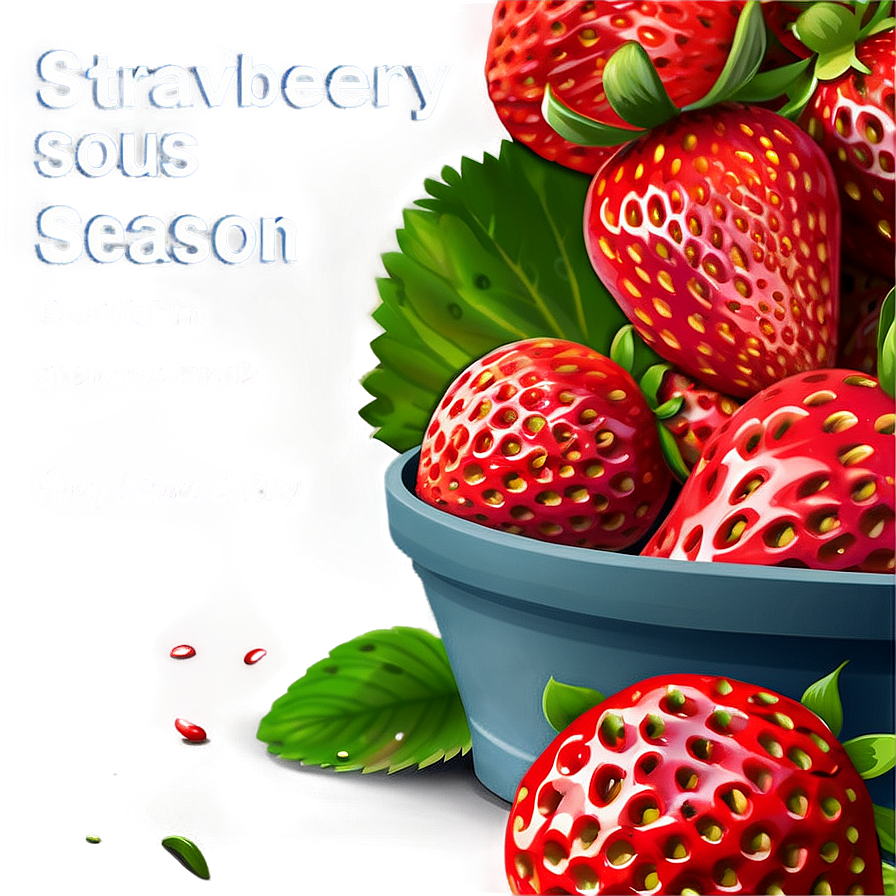 Strawberry Season Png Wdr PNG image