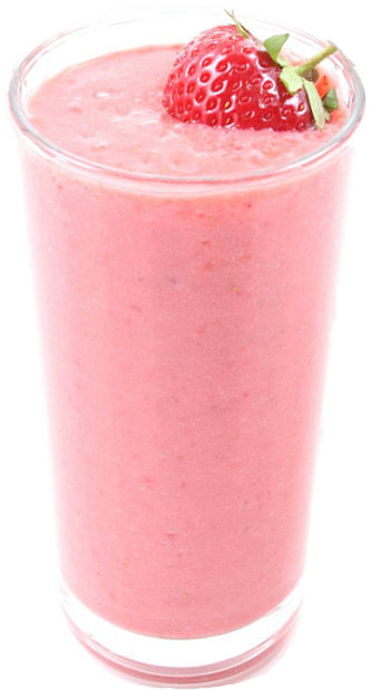 Strawberry Smoothie Delight PNG image