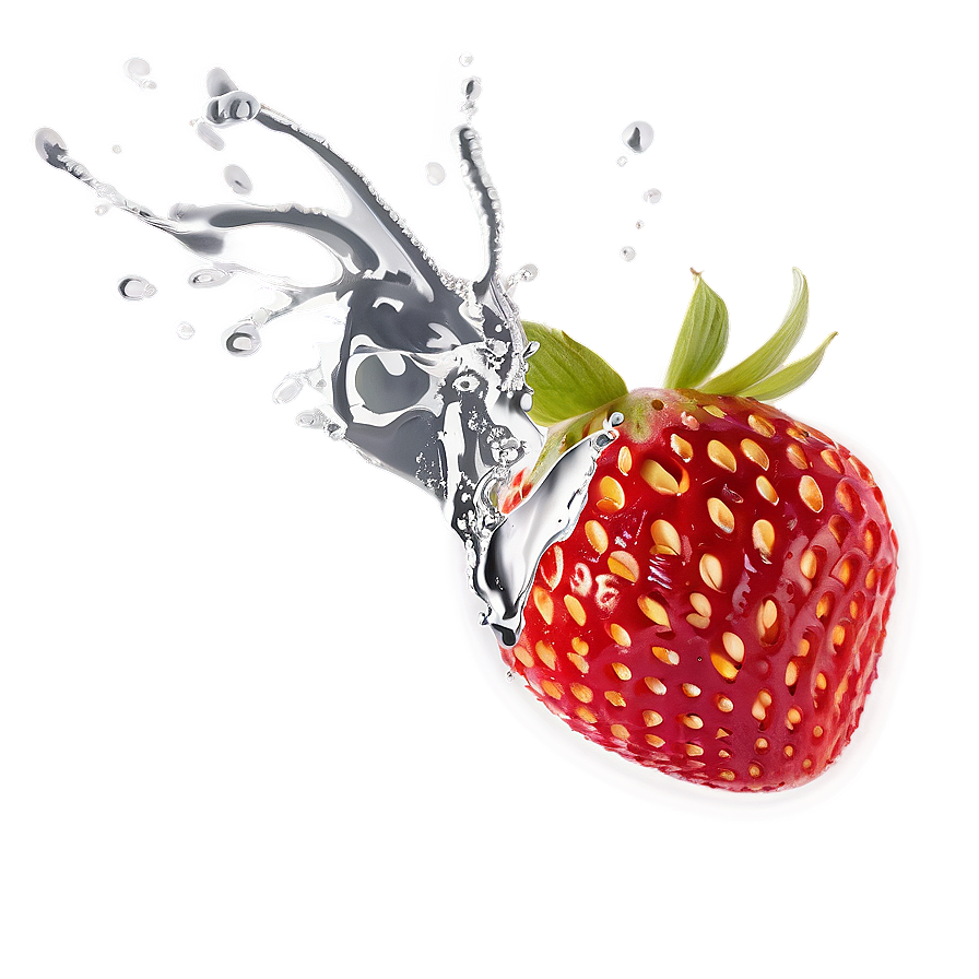 Strawberry Splash Png Ali PNG image