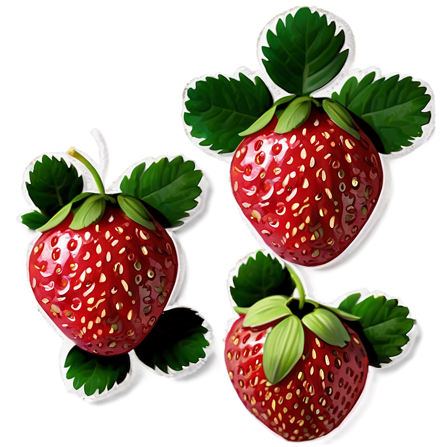 Strawberry Sweetness Cute Png 64 PNG image