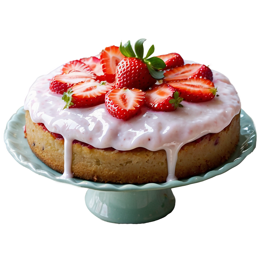 Strawberry Upside Down Cake Png 06212024 PNG image