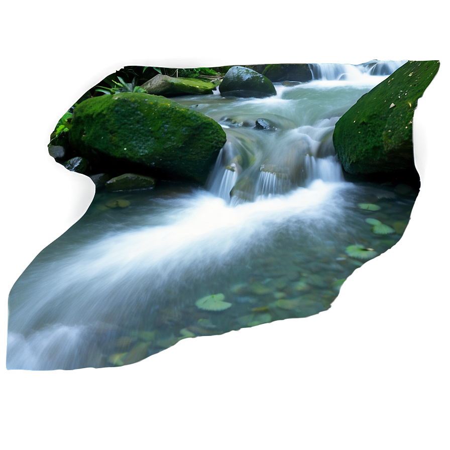 Stream In Rainforest Png Akr PNG image