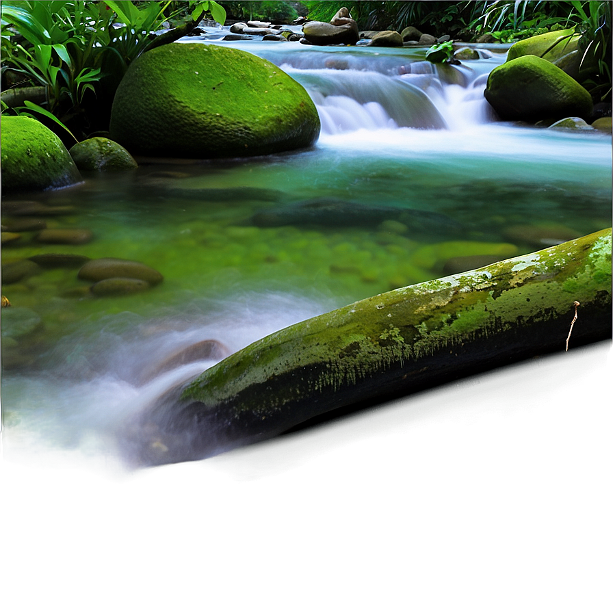 Stream In Rainforest Png Qul90 PNG image