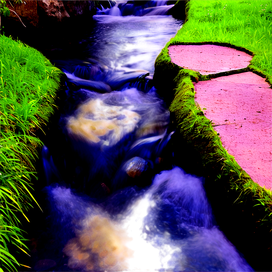 Stream In Urban Park Png Iot PNG image